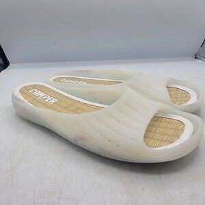 Camper Wabi Slides Womens 9 White Sandals Comfort Casual Beach Outdoors Summer